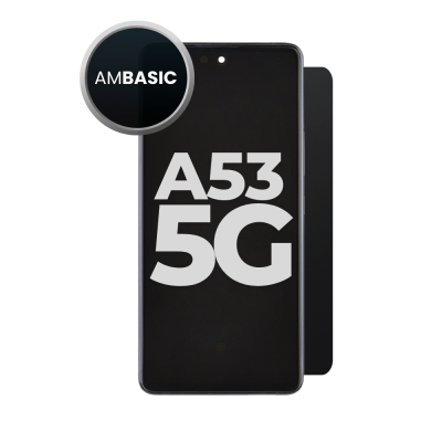 LCD and Digitizer Assembly for Samsung Galaxy A53 5G (A536) (with Frame) (Aftermarket) Black