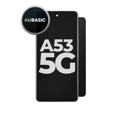 LCD and Digitizer Assembly for Samsung Galaxy A53 5G (A536) (with Frame) (Aftermarket) Black