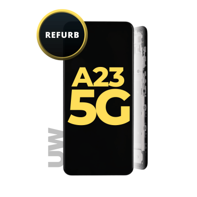 LCD and Digitizer Assembly for Samsung Galaxy A23 5G UW (A236) (with Frame) (Refurbished)