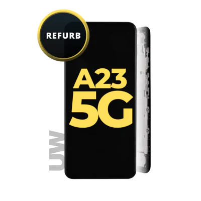 LCD and Digitizer Assembly for Samsung Galaxy A23 5G UW (A236) (with Frame) (Refurbished)