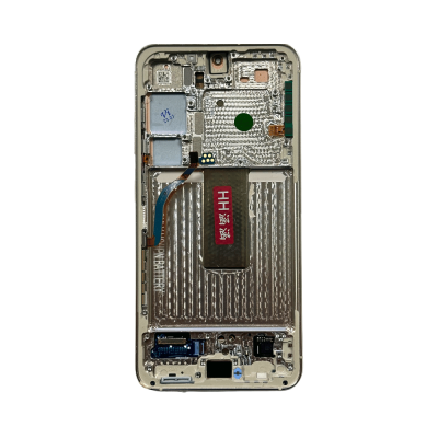 Oled and Digitizer Assembly for Samsung Galaxy S23 Cream (with Frame) (Refurbished)