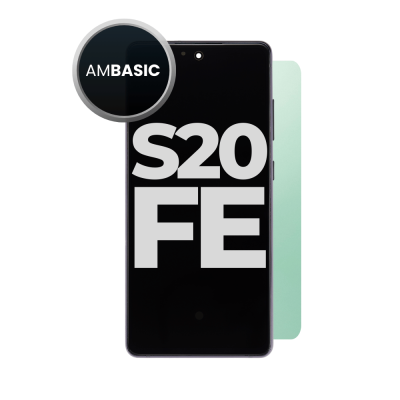 LCD and Digitizer Assembly for Samsung Galaxy S20 FE 5G Cloud Mint (With Frame) (Aftermarket)