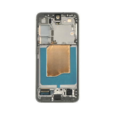 OLED and Digitizer Assembly for Samsung Galaxy S25 5G (with Frame) Silver Shadow (Refurbished)