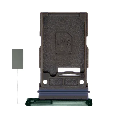 Single SIM Tray for Samsung Galaxy S23 Green
