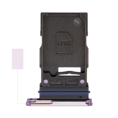 Single SIM Tray for Samsung Galaxy S23 Lavender