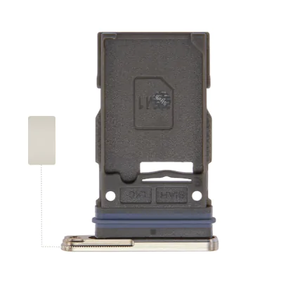 Single SIM Tray for Samsung Galaxy S23 Ultra Cream