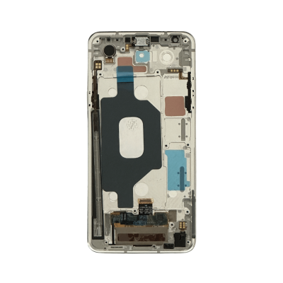LCD and Digitizer Assembly for LG Stylo 5 Silvery White (with Frame) (Refurbished)