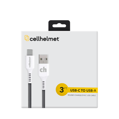 Cellhelmet USB-C® to USB-A Cable (3ft)
