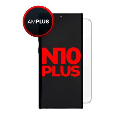 OLED and Digitizer Assembly for Samsung Galaxy Note 10 Plus 5G Aura White (With Frame) (Aftermarket)